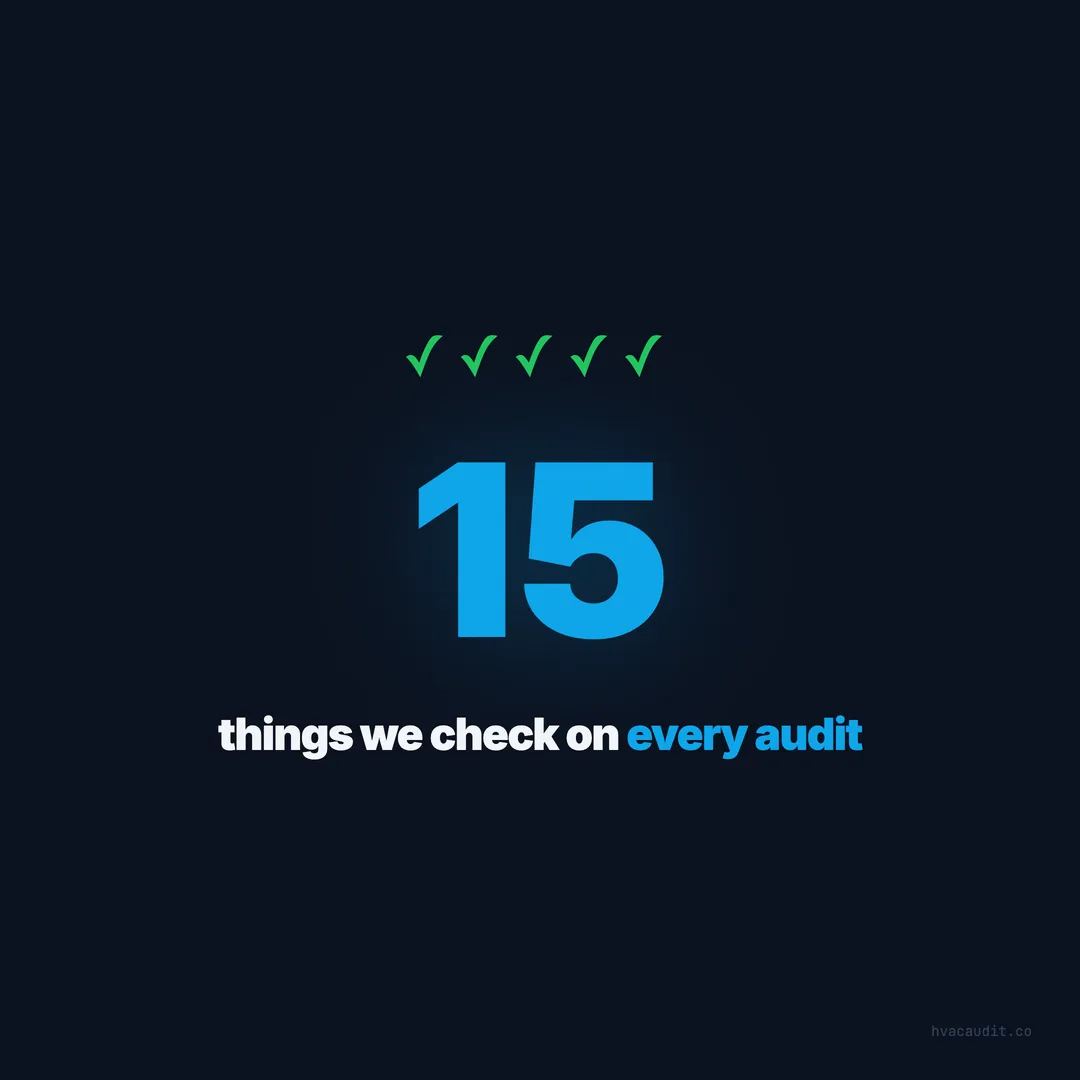 The HVAC Website Scorecard: 15 Things We Check on Every Audit