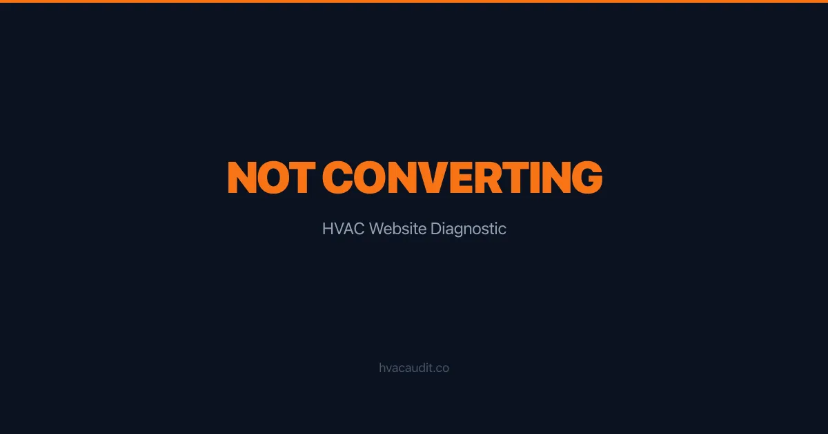 Your HVAC Website Looks Great — Here's Why It's Not Converting
